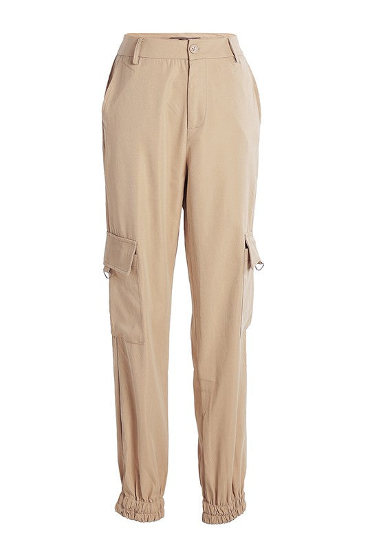 High Waist Cargo Pants